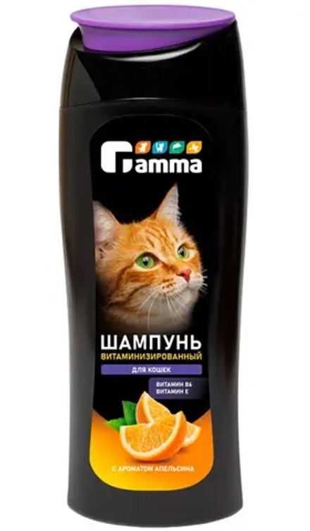 GAMMA Шампунь витаминизированный для кошек, 400 мл
