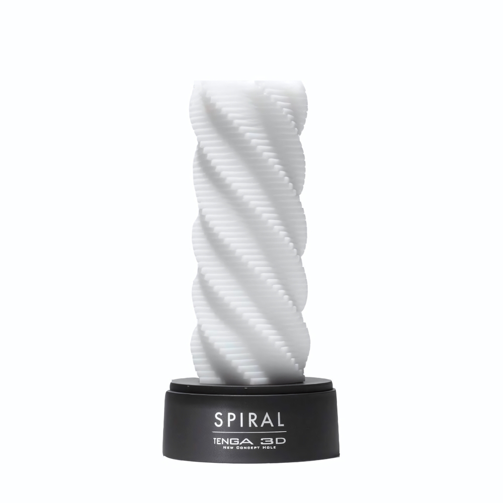 Белый 3D мастурбатор SPIRAL (Цвет: белый)