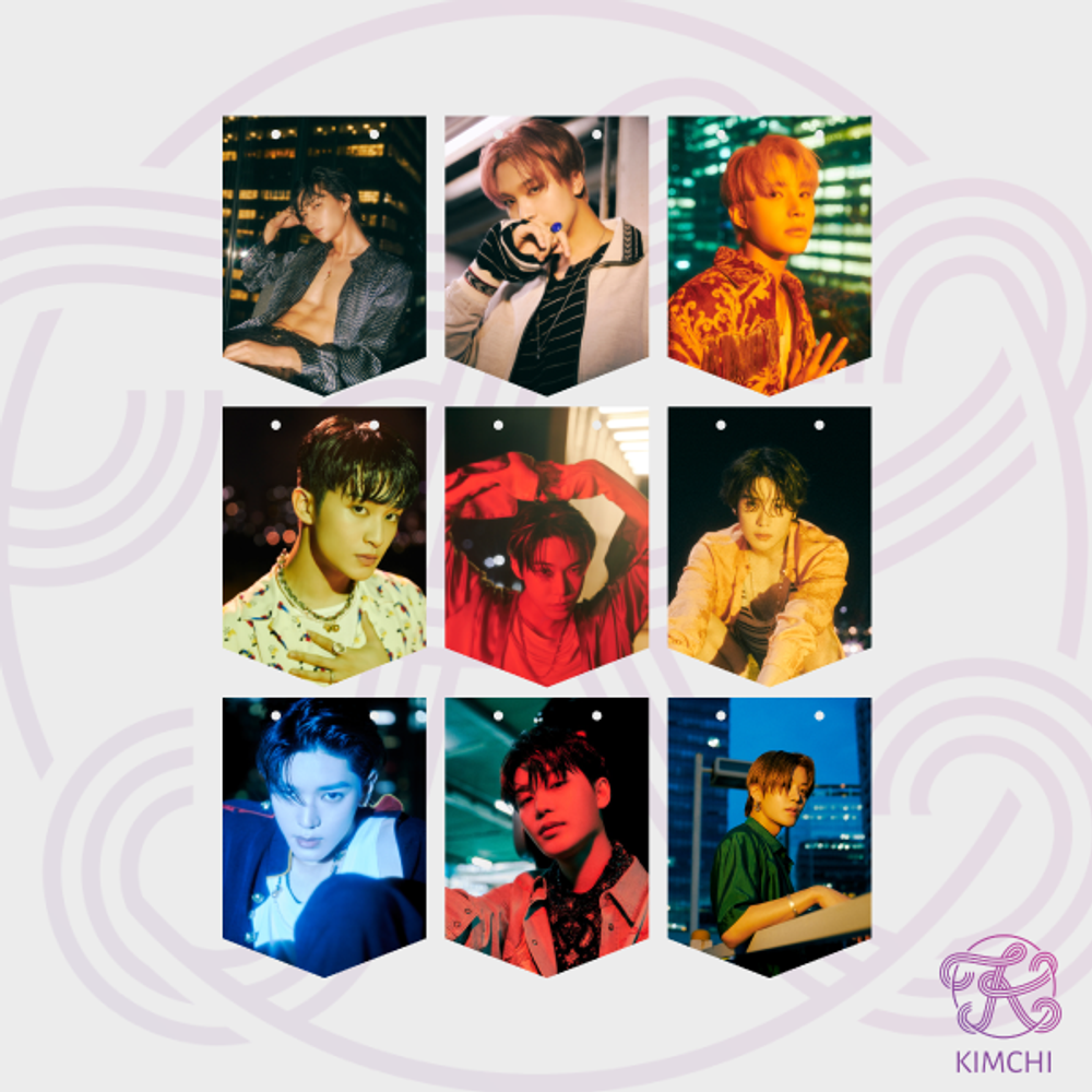 Набор флажков на веревке NCT127 - Sticker Набор флажков на веревке NCT127 - Sticker