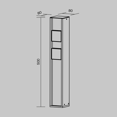 Уличная розетка Maytoni Outdoor Socket O459FL-GF02SC