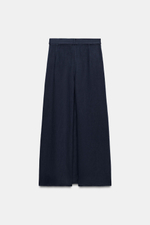 БРЮКИ ПАРЕО ИЗ ЛЬНА — ZW COLLECTION — ZARA