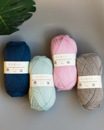 -50% Rowan Pure Wool Superwash Worsted (100% шерсть) 5x100г