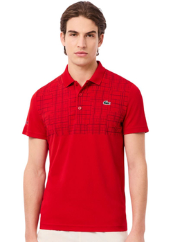 Теннисное поло Lacoste Tennis x Novak Djokovic - red