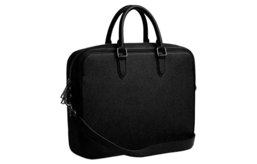 COACH Gotham Cow Leather Handbag Briefcase Men"s Black