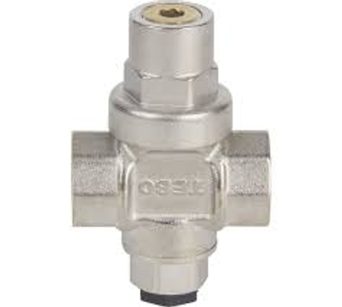 Редуктор давления поршневой PN15  3/4" вн/вн под манометр 1/4" TEBO