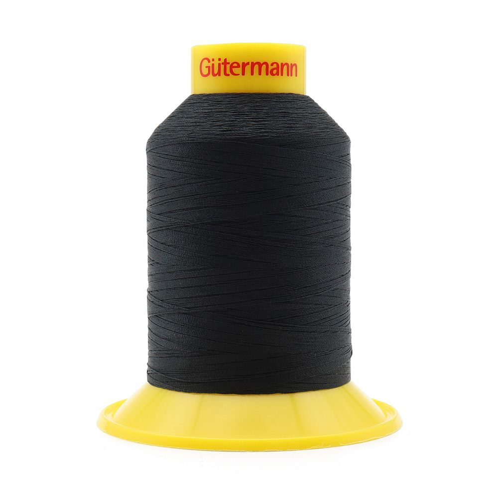 Нитка эластичная Gutermann Maraflex 120 (1500 метров), 1 кат. | _000 черный