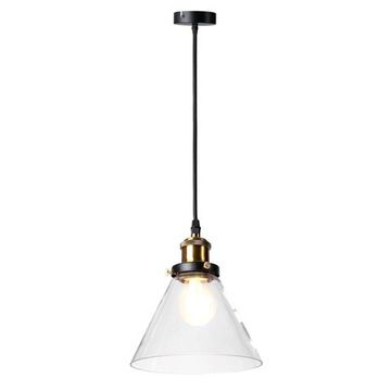 Подвесной светильник 1*Е27 LOFT1123 чёрный/латунь Factory Filament LOFT IT