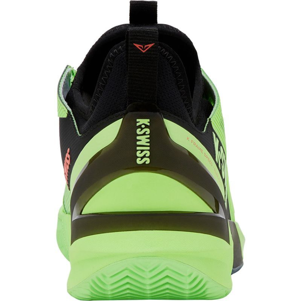 Мужские кроссовки теннисные K-Swiss K-Frame Speed Rublo Clay - soft neon green/black/neon lava