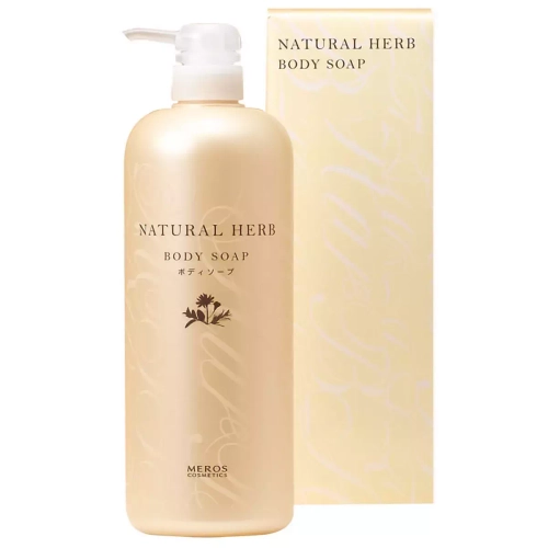 Meros Увлажняющий гель для душа Мерос Косметикс «Натуральные травы»- Cosmetics Natural Herb Body Soap, 1000 мл