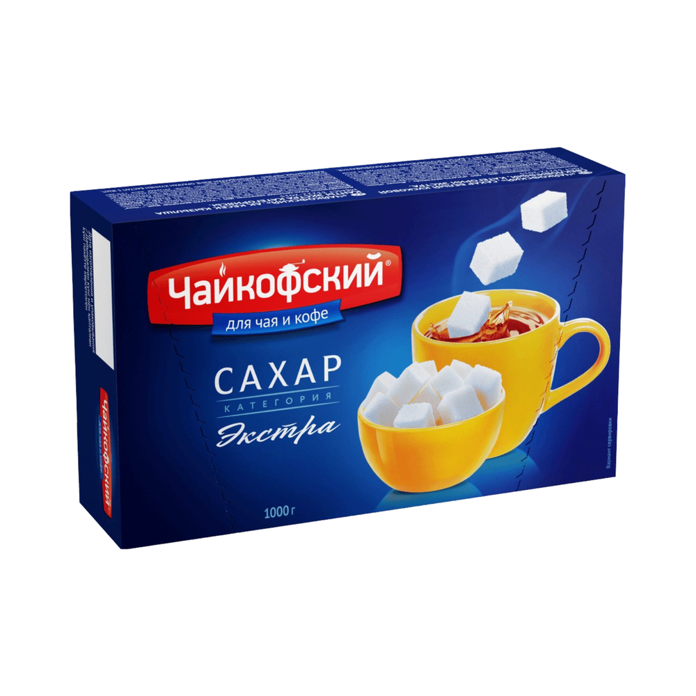 Сахар белый кусковой РУСАГРО Чайкофский 1кг