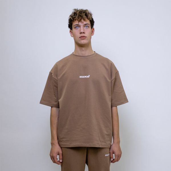 Футболка Molotov Basic OVERSIZED Коричневая - фото 1