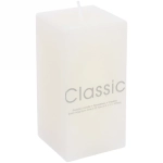 Свеча «Classic» 5*5*10см цвет белый ZD-143
