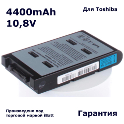 Аккумулятор iBatt 4400mAh, для PA3285U-3BRS PA3285U-1BAS PA3284U-1BRS PA3285U-1BRS PABAS073