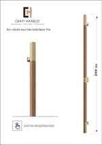 Art. 40х40 Inox & Oak Basic+ 1шт