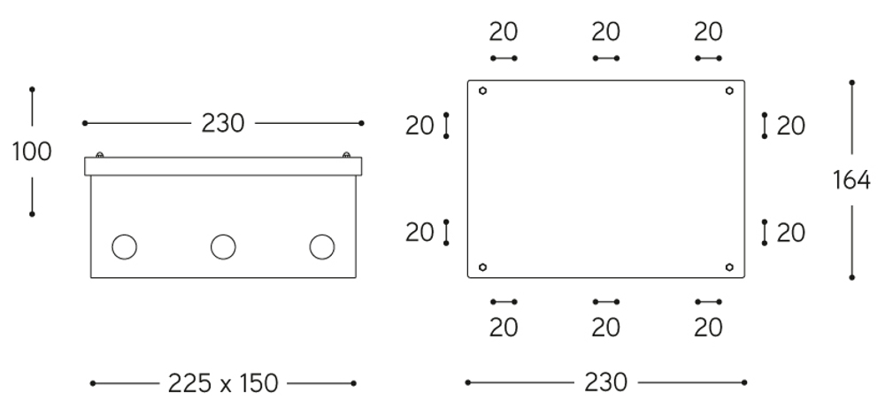 Scatole di derivazione SD100