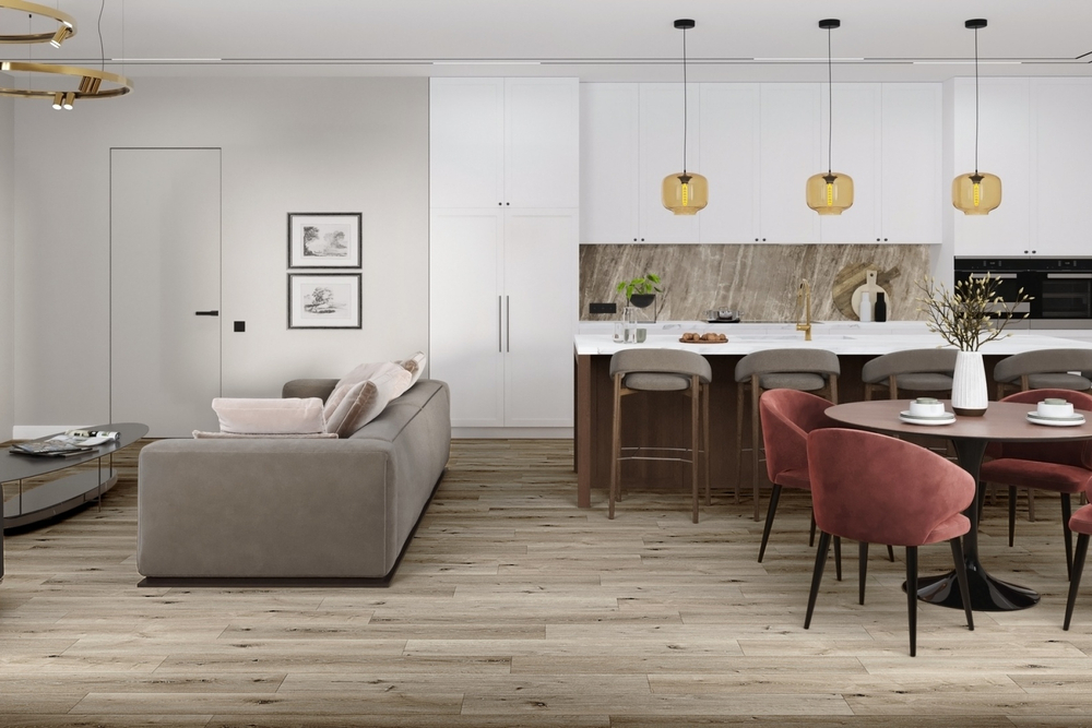 Кварц-винил SPC Damy Floor Family SPC 0,75мм 4,2 мм ДУБ ЛОФТ 2.635 м2