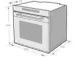 Духовой шкаф Midea MO95000STGB компактный с паром