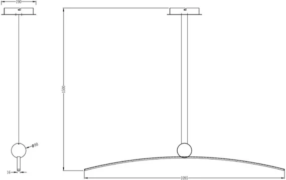 Подвесной светильник Arno A3362SP-25BK Arte Lamp