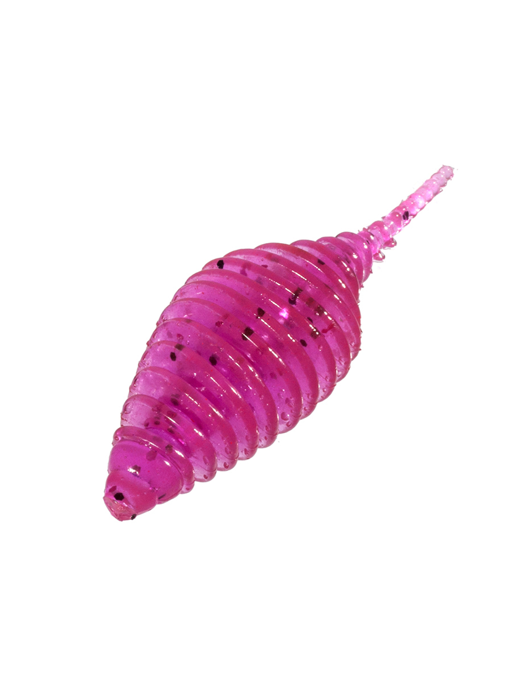 Приманка ZUB-POLLYWOG 40мм(1,5")-12шт, (цвет 130) маджента с блестками