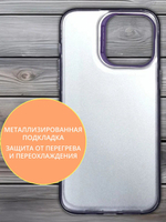 Дизайнерский чехол из пластика для IPHONE 14 PLUS с усиленной защитой камеры и глянцем