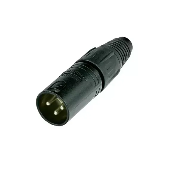 Neutrik NC3MX-BAG кабельный разъем XLR male черненый корпус