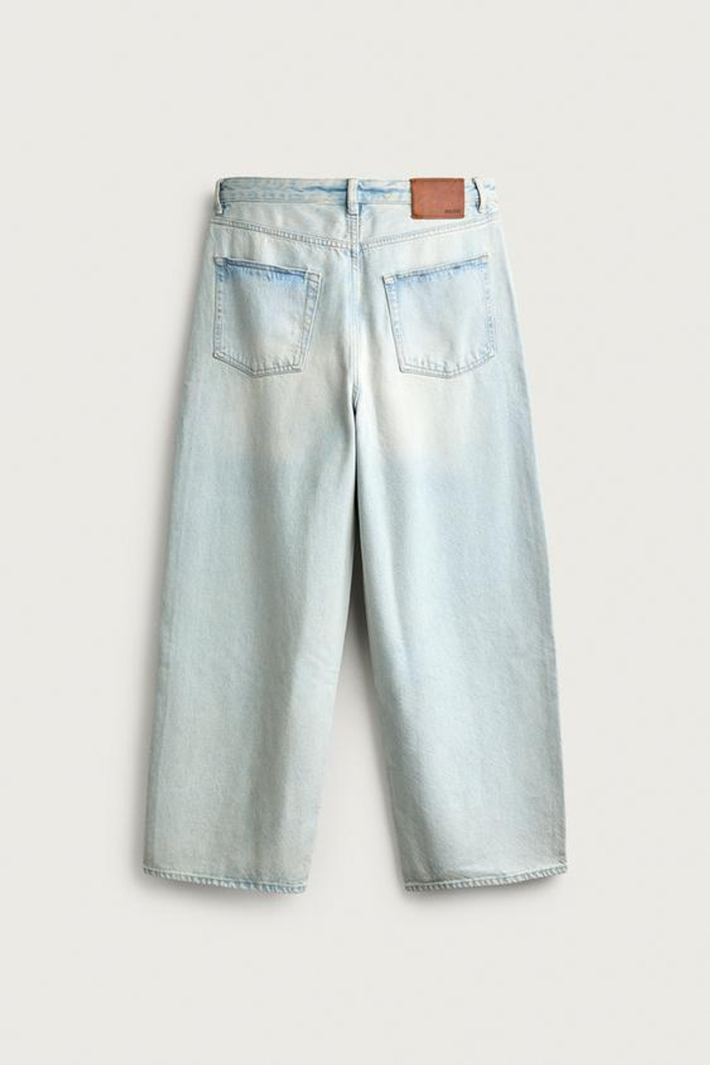 ZARA ДЖИНСЫ BAGGY FIT, ГОЛУБОЙ