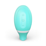 Клиторальный вибромассажер TF 2 in 1 Clitoral Vibrator (Цвет: бирюзовый)