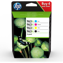HP 963XL Подлинный Черный, Голубой, Пурпурный, Желтый 4 шт 3YP35AE