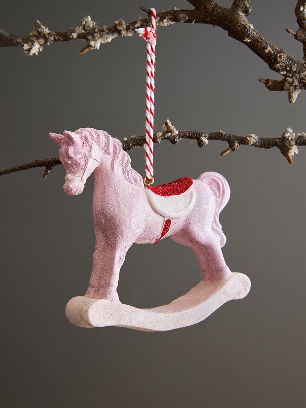 Набор ёлочных украшений Pink fairytale из коллекции New Year Essential, 4 шт.