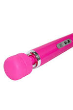 Вибромассажер на проводе Magic Wand Massager , розовый ,10-режимный (Цвет: розовый)