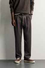 БРЮКИ RELAXED FIT СО СКЛАДКАМИ — ZARA · 7147/450