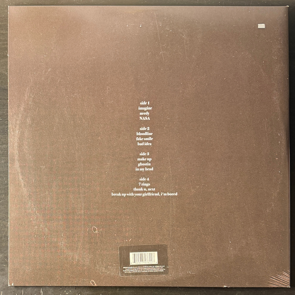 Ariana Grande - Thank U, Next 2LP (Европа 2019г.)