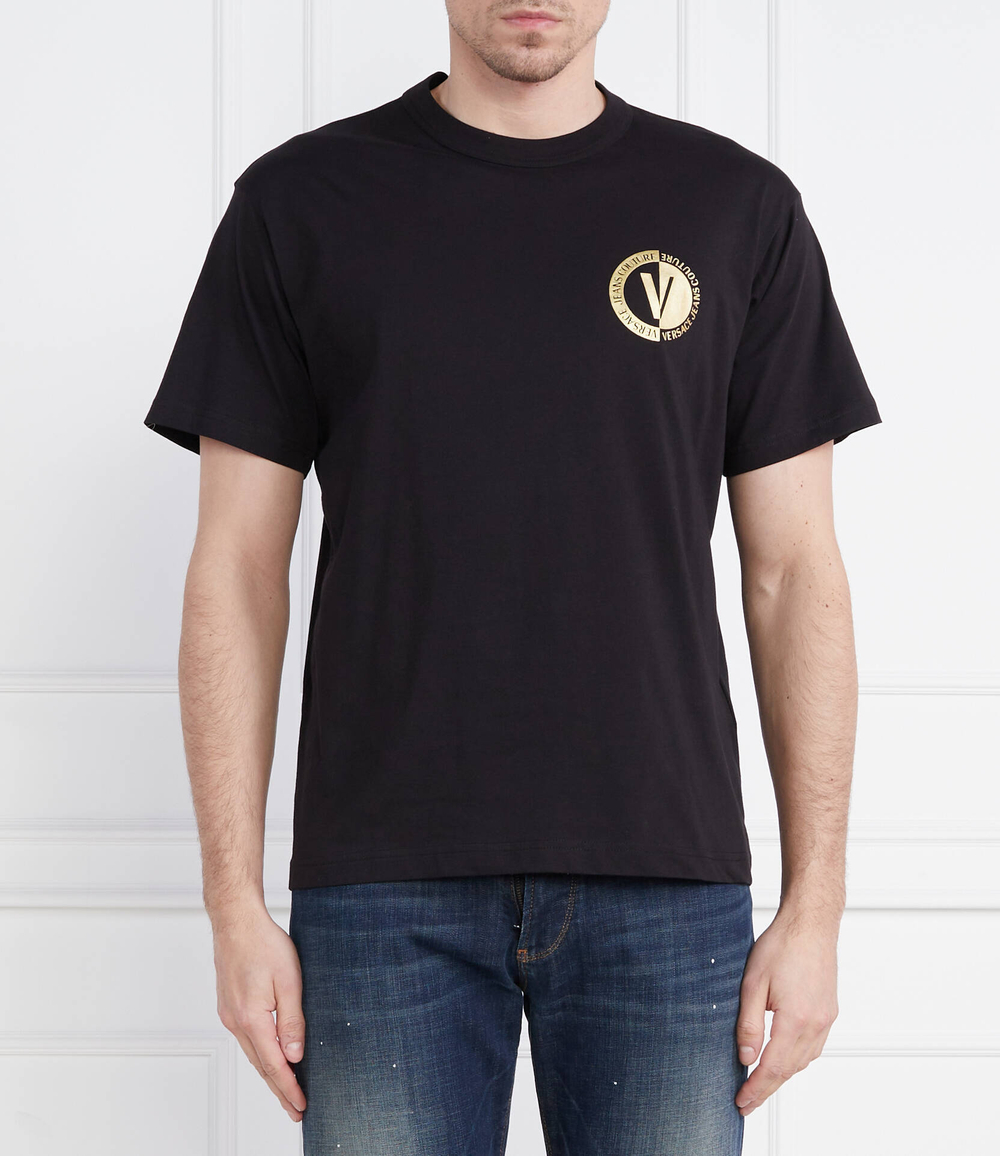 Футболка Versace Jeans Couture - черный(74GAHT10CJ00T)