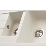 Кухонная мойка Kuppersberg MODENA 1,5B1D WHITE ALABASTER фото 3