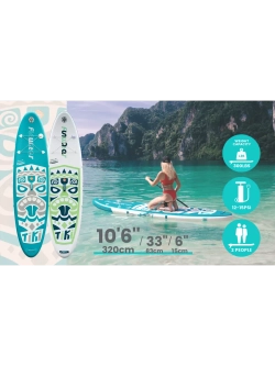 Сапборд надувной сап борд, sup board FunWаtеr Tiki 320 см