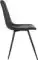 Стул для дома Бюрократ CH-K1_4 комплект 4шт экокожа черный металл черный на ножках (CH-K1_1/BLACK-PU_4)