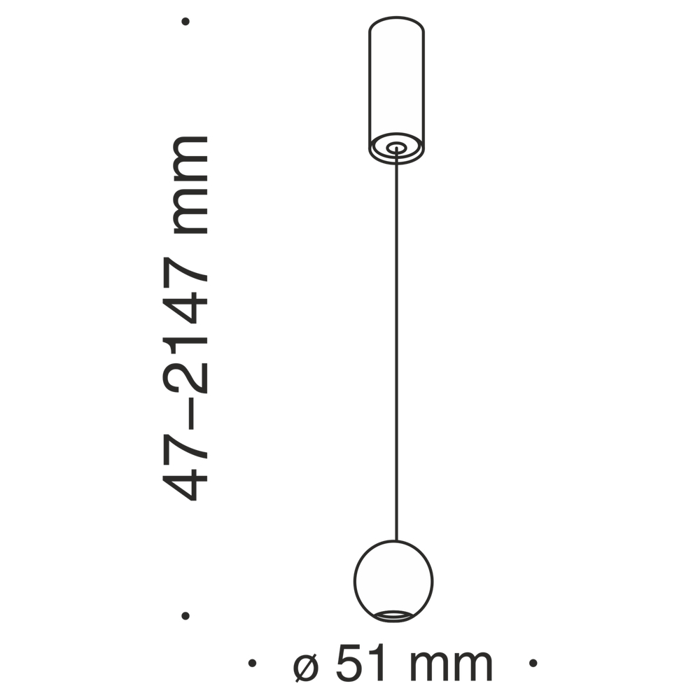 Подвесной светильник Technical P067PL-L5GF3K