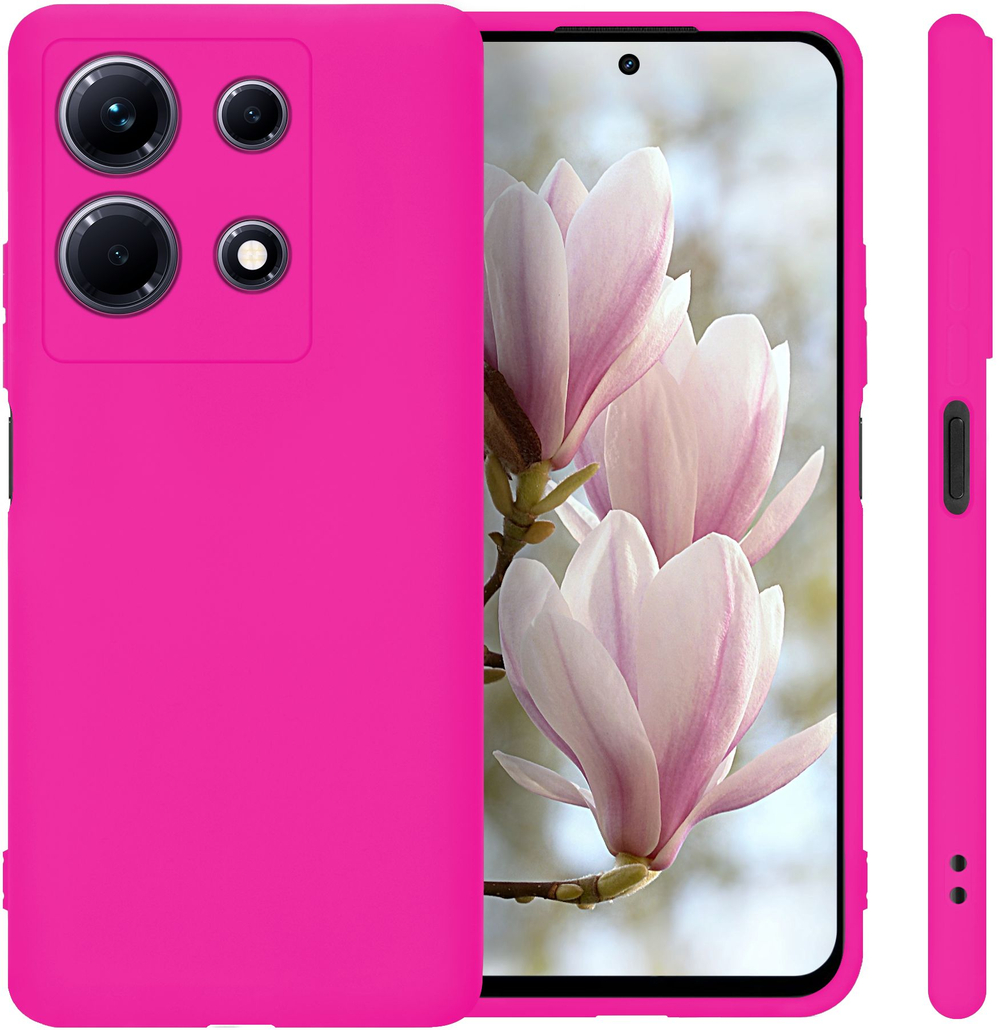 Мягкий Soft Touch чехол из силикона для INFINIX NOTE 30 (не 5G,PRO,VIP) с бархатной подкладкой