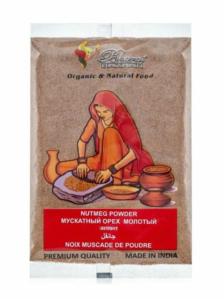 Bharat BAZAAR Мускатный орех молотый 50 гр