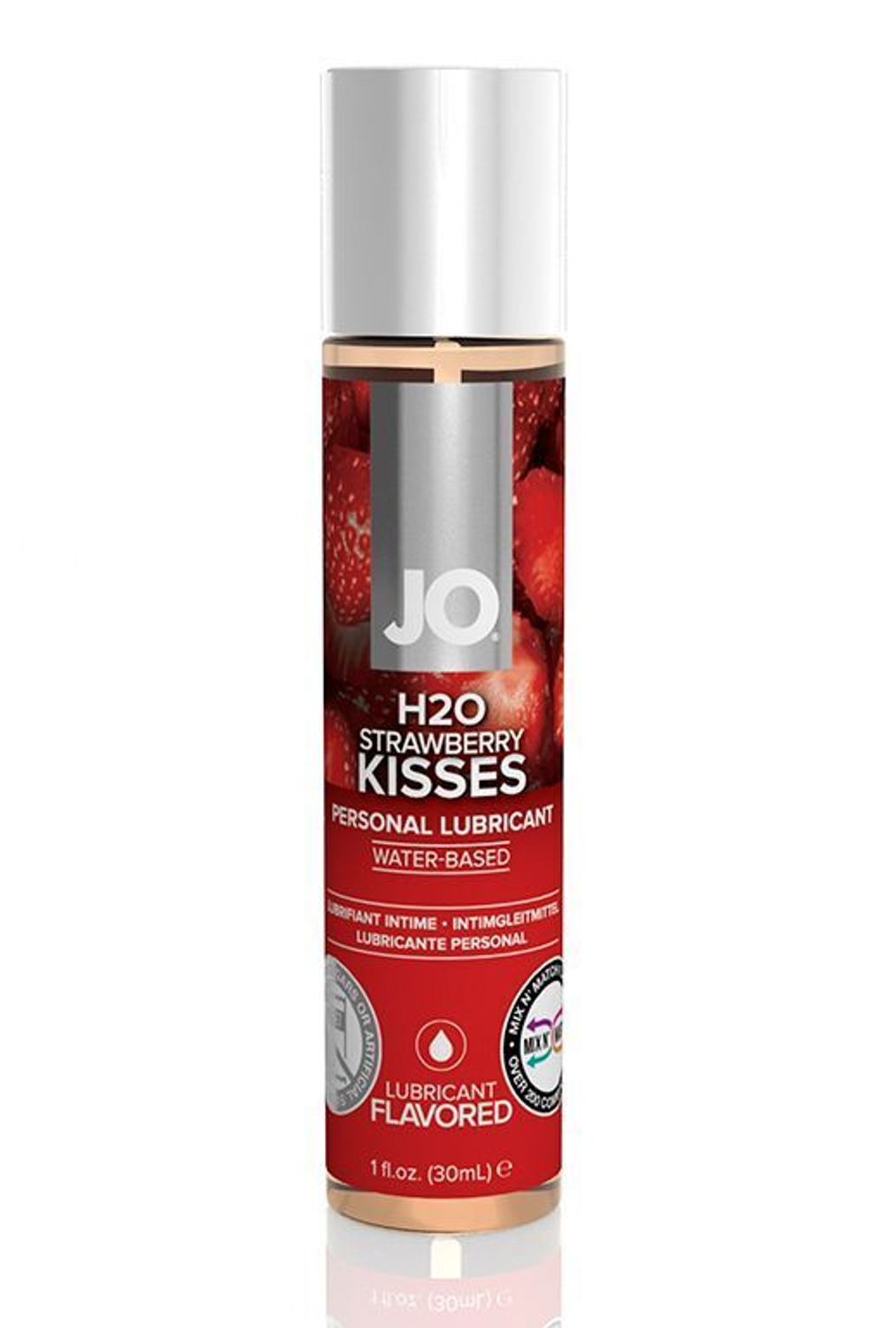 Вкусовой лубрикант "Клубника" / JO Flavored Strawberry Kiss 1oz - 30 мл