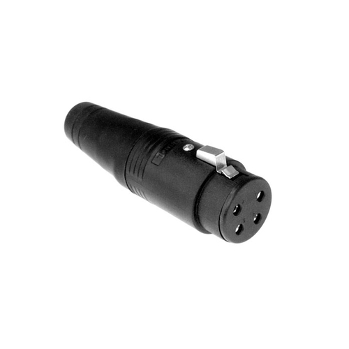 AMPHENOL AP-4-11 - Коннектор кабельный 4 контакта, 'мама ', корпус - пластик, черный