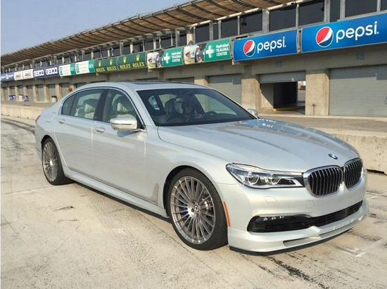 Юбка переднего бампера Альпина для BMW 7 G11 G12 2015