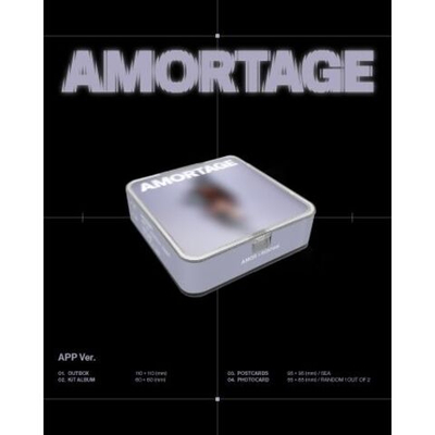Альбом JISOO - AMORTAGE Mini Album APP Version