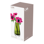 Ваза Flower 14 см, зеленая