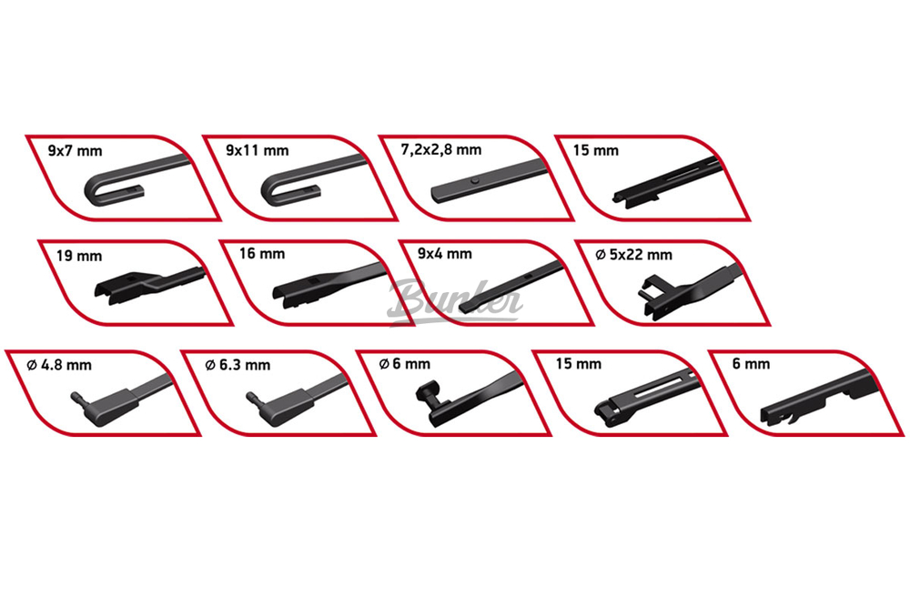 General Technologies Super Щетка стеклоочистителя, 23"/58см бескаркасн., тефлон