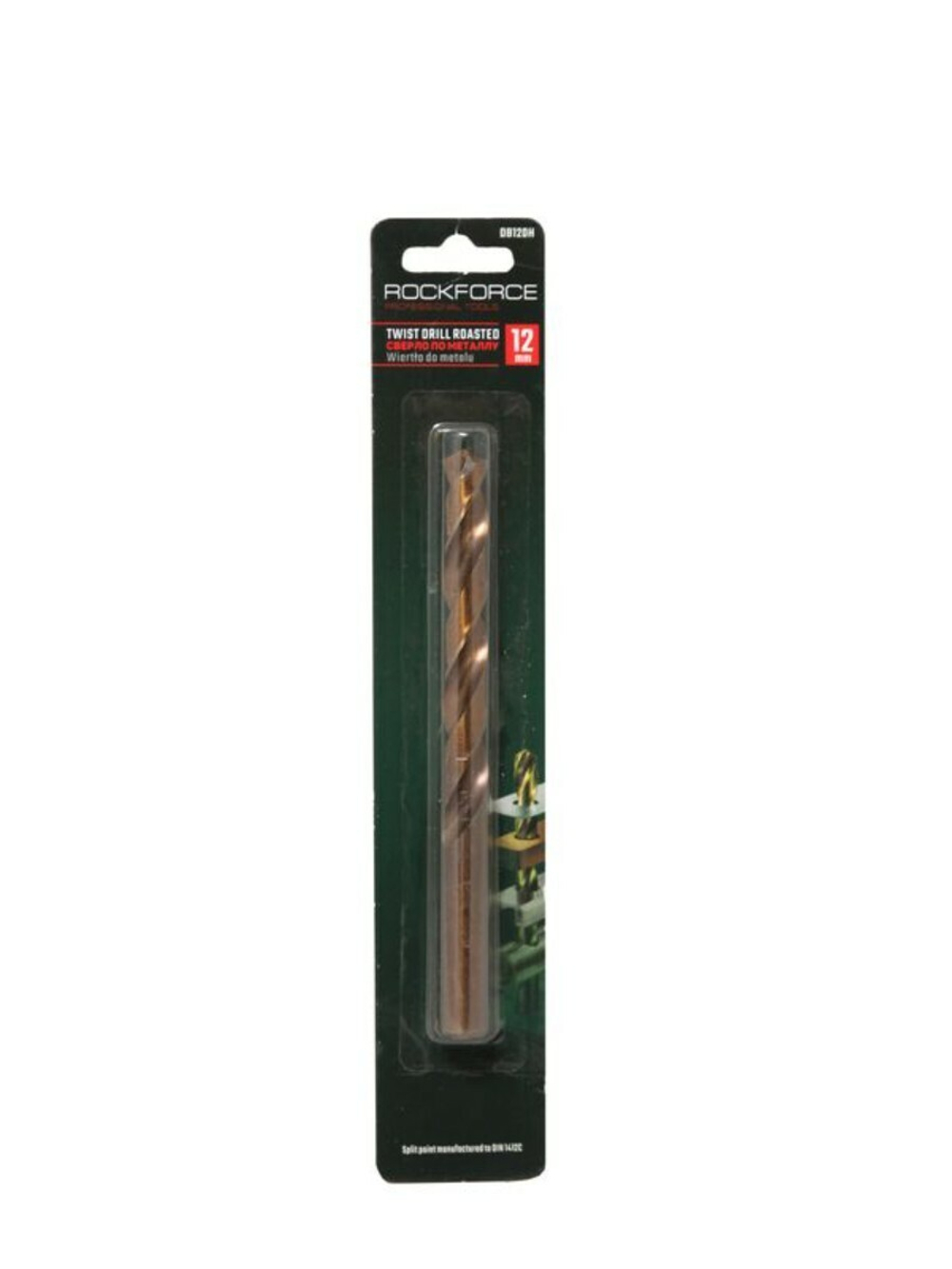 Сверло по металлу 9.5мм HSS+Co, в блистере RockForce##Rock FORCE RF-DB95H