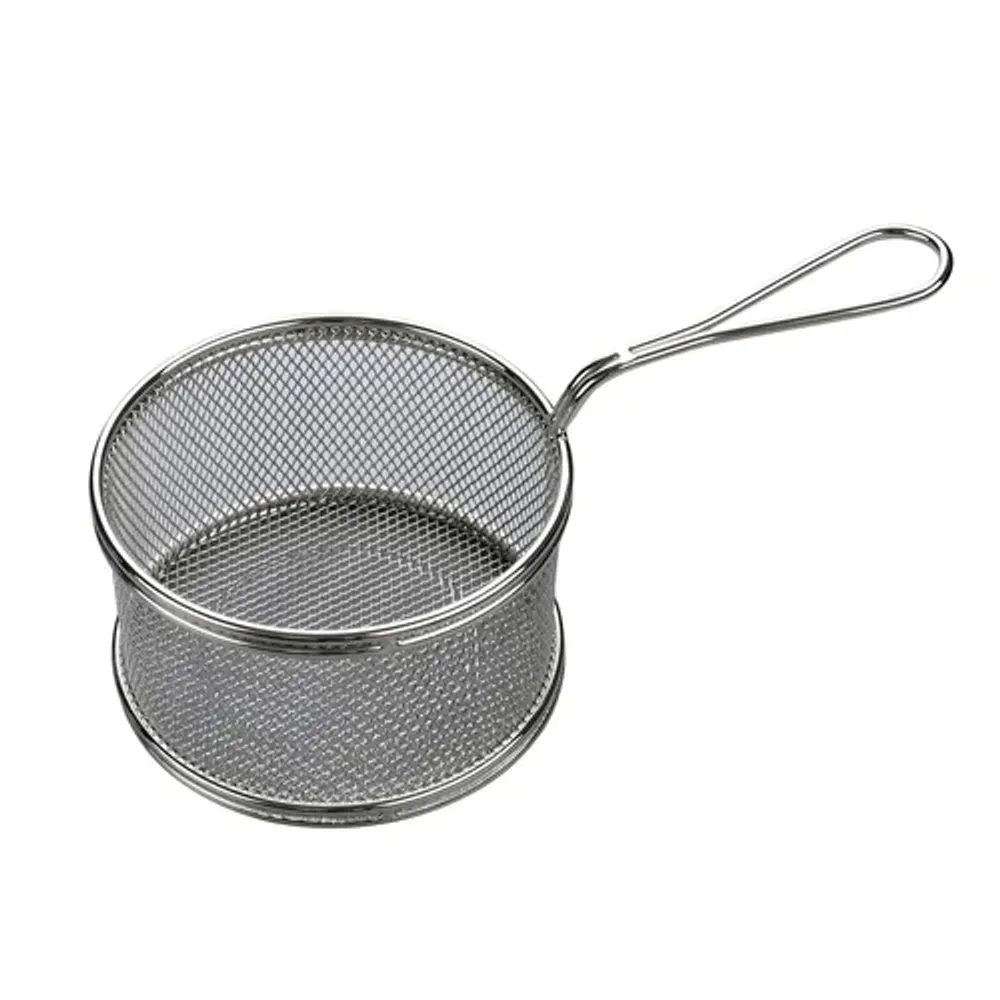 Корзинка для подачи d 11 см h6,5 см круглая нерж. P.L. Proff Cuisine