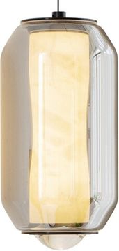 Светильник подвесной LED 12W 3000К 4036/02/01P чёрный/дымчатый Geolight Stilfort