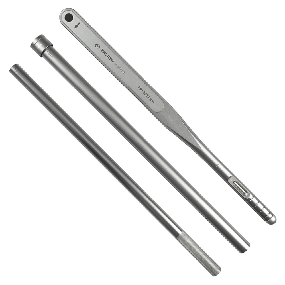 KING TONY (3485G-2DB) Динамометрический ключ серии "ALUMINIUM", 1", 750-2000 Нм, футляр