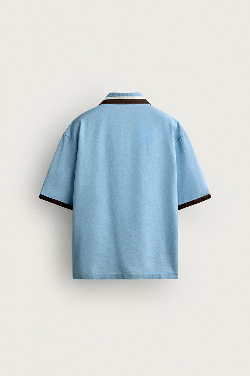 РУБАШКА RELAXED FIT С ВЫШИВКОЙ — ZARA · 7200/325